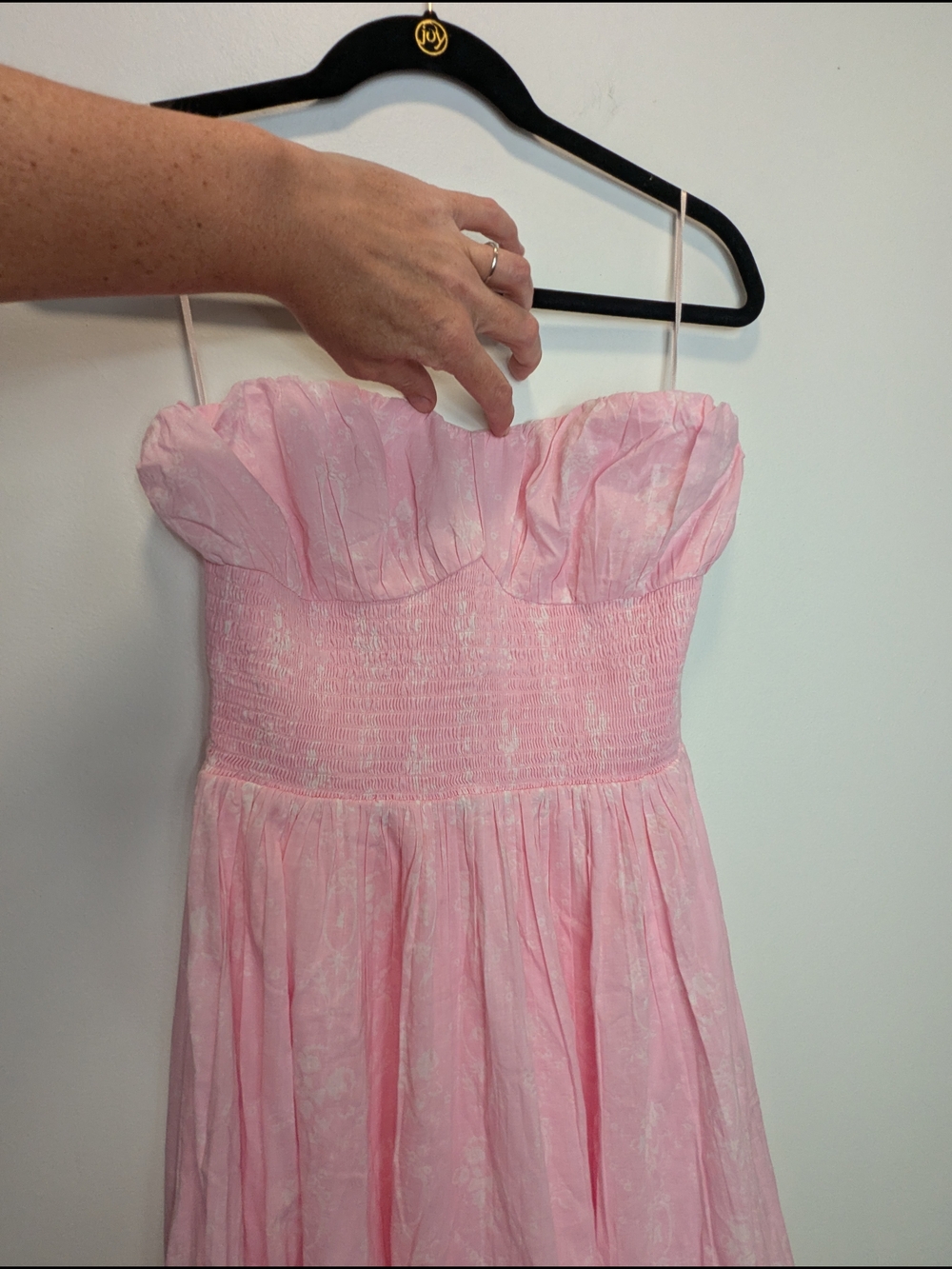 Altar'd State Strapless Pink Maxi Dress - Picture 5 of 10